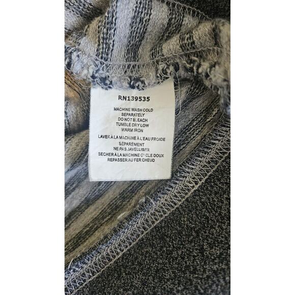 Grayers Clothier XXL Mens Blue Grey Stripped Pullover Crew Neck Long Sleeve - Picture 6 of 6